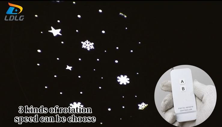 LD-300G-IP LEDY 300W snowflake gobo projector