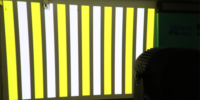 zebra crossing projector