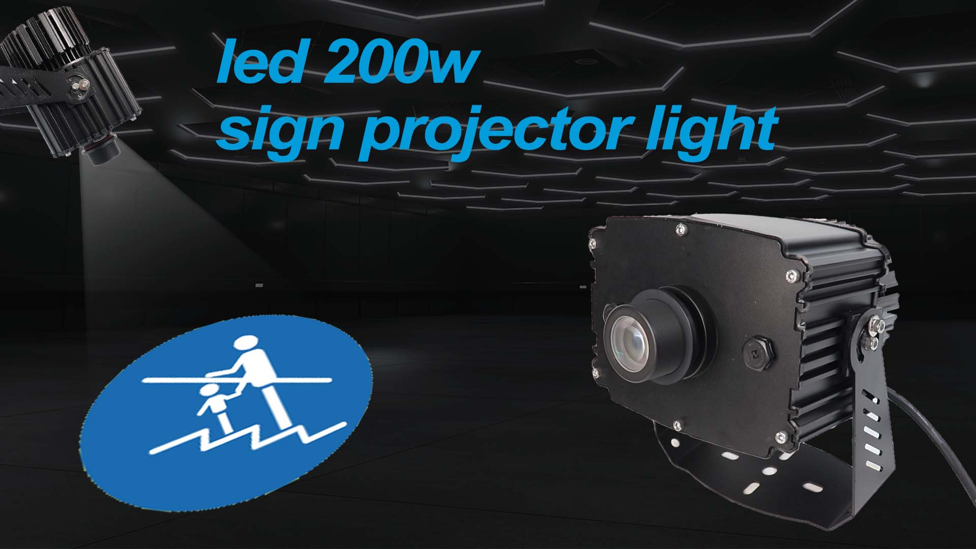 ML-200R-IP Rotating gobo projector