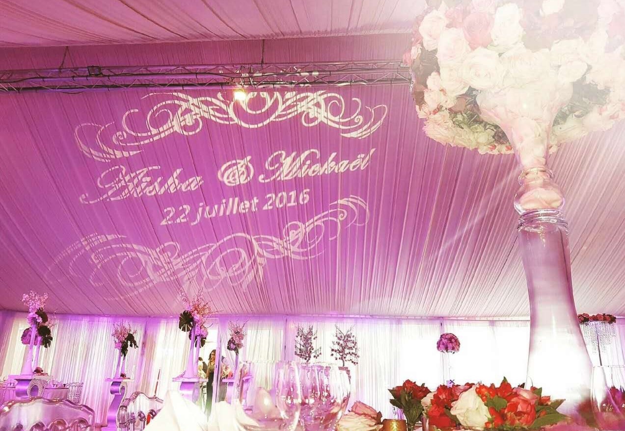wedding gobo light